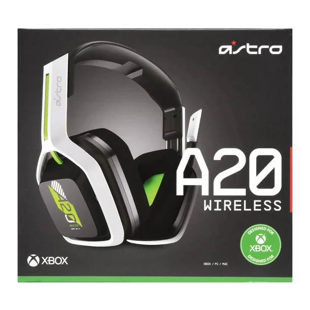 ASTRO Gaming A20 Wireless Headset Gen 2 For Xbox Series X S Xbox One PC Mac White Green Biwillz Computers